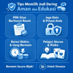 Tips memilih judi daring aman: cek legalitas, reputasi, metode pembayaran, dan keamanan akun. Pahami aturan, batasi risiko, dan bermain lebih bijak.